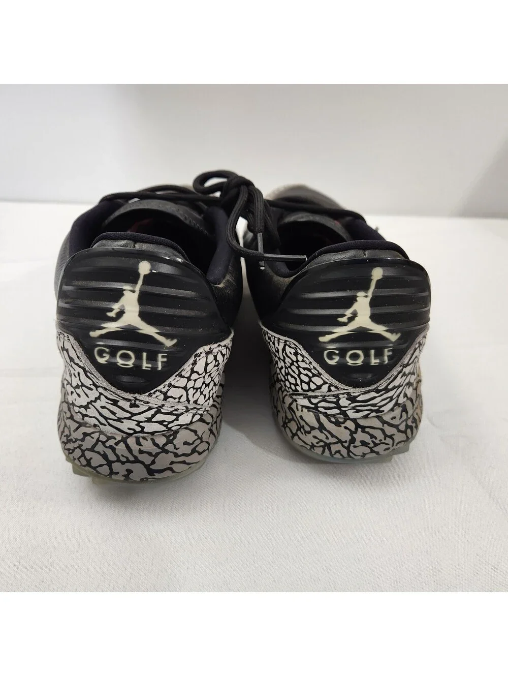 Nike Air Jordan ADG Golf Shoes Black Cement Bred AR7995-001 Men’s Size 13